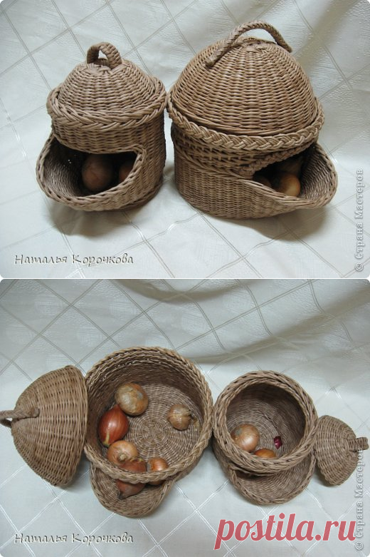 Плетеный домик для лука — Делаем руками