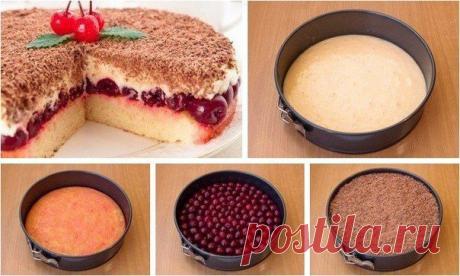 Вишневый пирог «Наслаждение».