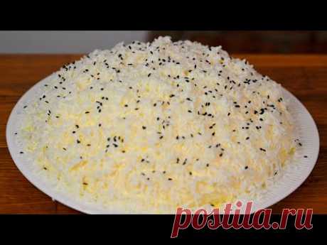 Потрясающе вкусный салат &quot;Курица под снегом&quot;.