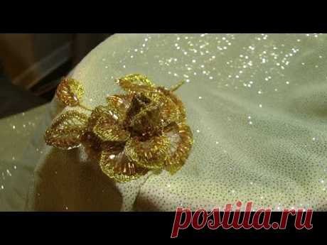 БРОШЬ : РУЧНАЯ ВЫШИВКА \   BROOCH : Hand Embroidery