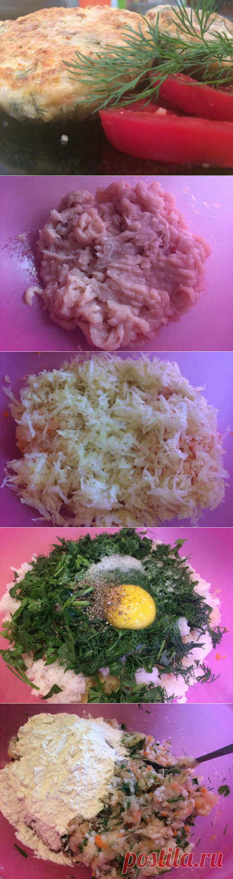 Куриные котлеты с кабачком и рисом - Простые рецепты Овкусе.ру