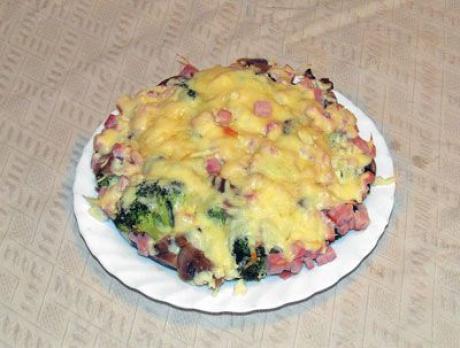 Брокколи в сливочном соусе