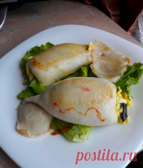 Фаршированные кальмары - Простые рецепты Овкусе.ру