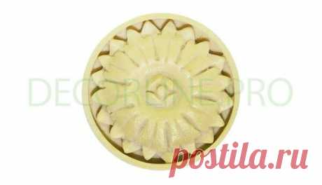 Розетки из полимера, полиуретана PR-16 Размер/Size: D62*12. Резной декор из древесной пасты, древесной пульпы, полимера, полиуретана, ППУ, МДФ, прессованный декор, декор из массива, декор из дерева