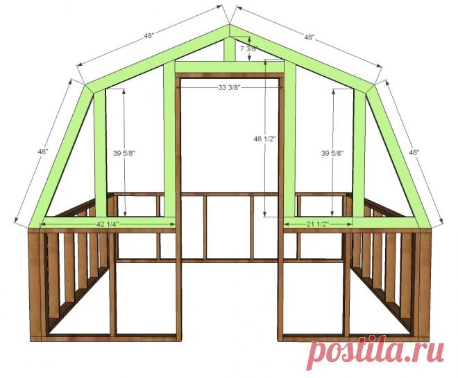 Возводим теплицу из поликарбоната | Своими руками