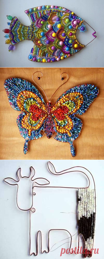 Бисерные животные и насекомые. Мастер-класс — HandMade