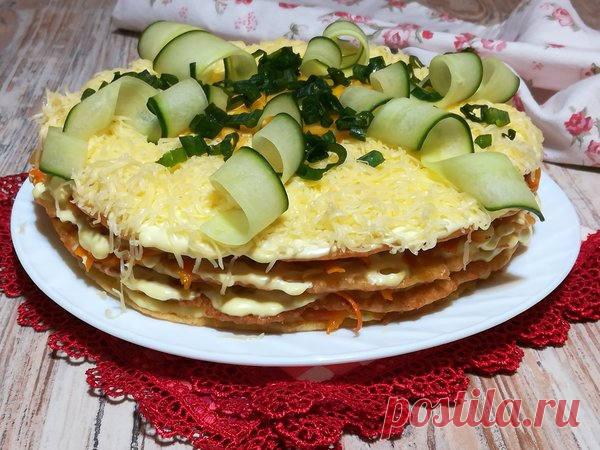 Вкусный закусочный торт из кабачков | Вкуснейшая кухня | Яндекс Дзен