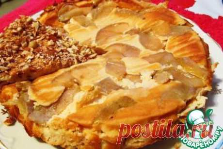 Запеченный крем из ряженки - кулинарный рецепт (с замораживанием ряженки) 
Ряженка (желательно 4% жирности) — 1 л
Соль — 1/2 стак.
Сахар — 4 ст. л.
Яйцо — 2 шт
Крахмал кукурузный (картоф. или мука) — 2 ст. л.
Ванильный сахар (или ванилин - на кончике ножа) — 2 ч. л.
Яблоко — 1 шт
Орехи — 1 горст.