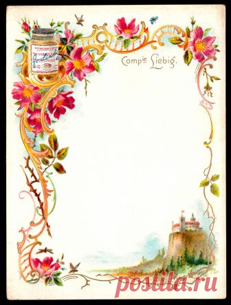 Liebig Tradecard T15 - Table Card, 1898 Liebig's Beef Extract 