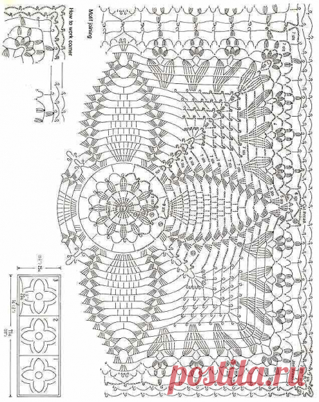 Прямоугольные и овальные салфетки (29шт.)
