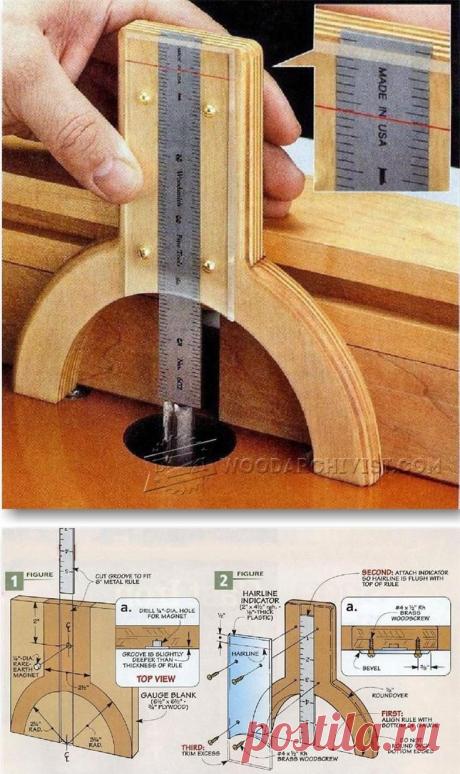 DIY Height Gauge - Marking Tips, Jigs and Techniques | WoodArchivist.com