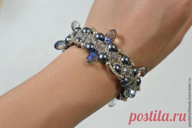 Плетем элегантный летний браслет