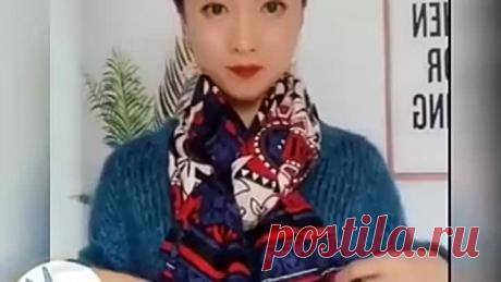 Красивые идеи с шарфом