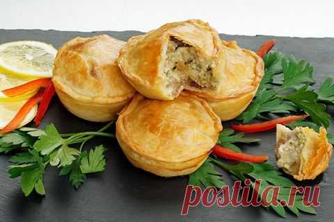 Мини-пироги с мясом козленка в сливочном соусе рецепт приготовления