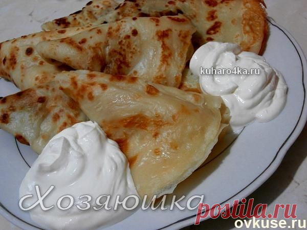 Вкуснейшие заварные блины