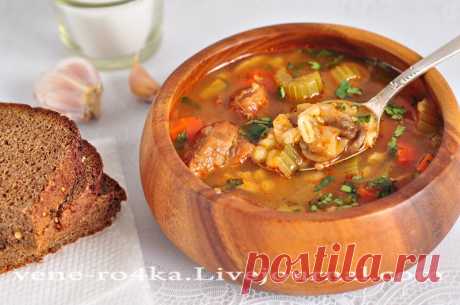 Мясной суп с перловкой "Барли", шампиньонами и овощами. - Вкусная пауза — LiveJournal