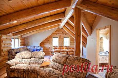Custom Hybrid Log Homes &amp; Timber-Frame Homes – Photo Gallery by Wisconsin Log Homes - Special Spaces - Wisconsin Log Homes
