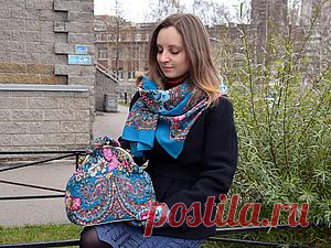 Шьем сумочку в русском стиле