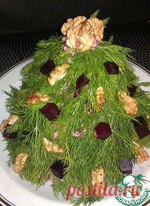 Салат "Рождественская ёлочка" - кулинарный рецепт