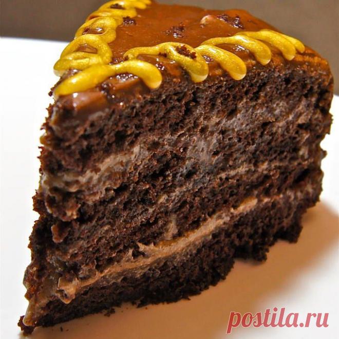 ОЧЕНЬ ШОКОЛАДНЫЙ ТОРТ.
