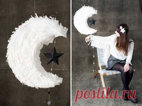 Moon Pinata: ตกแต่งห้องสวยด้วยพระจันทร์สีขาว - PORTFOLIOS*NET