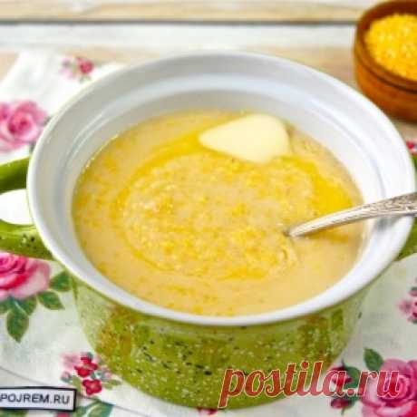 Кукурузная каша на молоке
