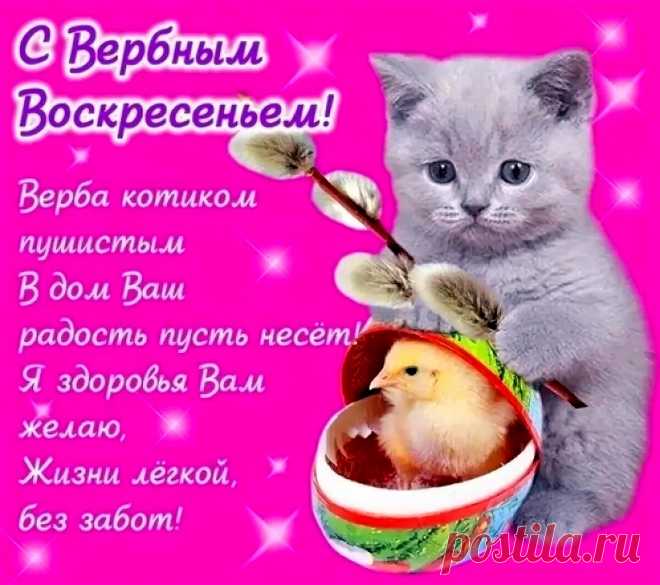 С Вербным воскресеньем!