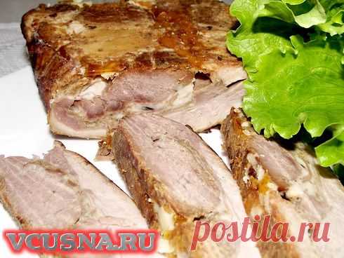 Свиная грудинка маринованная