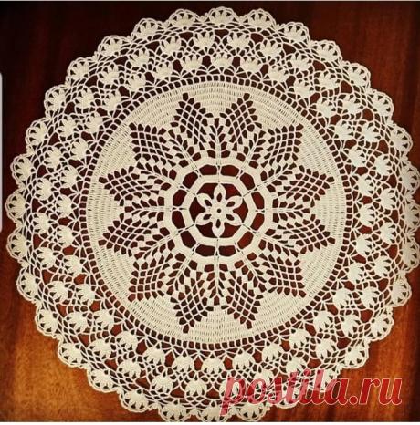 Нежная салфетка крючком НРАВИТСЯ ПОСТ? ДАЙТЕ НАМ ЗНАТЬ! НАПИШИТЕ КОММЕНТАРИЙ, СОХРАНИТЕ ЕГО В ЗАКЛАДКИ! А, МОЖЕТ, ВЯЗАЛИ ПОХОЖЕЕ ИЗДЕЛИЕ? БУДЕМ РАДЫ УЗНАТЬ О ВАШЕМ ОПЫТЕ!НОВЫЙ КОНКУРС С ДЕНЕЖНЫМИ ПРИЗАМИ! "ВЯЗАНОЕ ДЕТСТВО" - УСЛОВИЯ ЧИТАТЬ ЗДЕСЬ