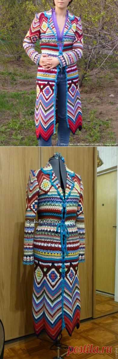 Пальто в стиле "Миссони"