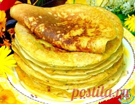 Блины с капустой, тыквой и морковью – кулинарный рецепт