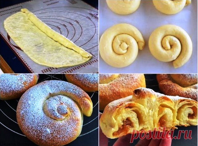 Вкуснота и красота — испанские булочки «Ensaimadas»