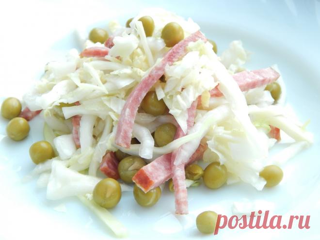 Рецепт салата из капусты "Мозайка" - My izumrud