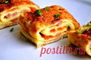 Омлет с ветчиной и сыром