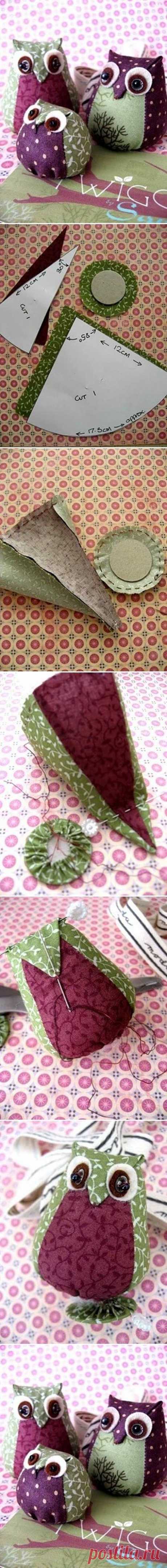 DIY Easy Fabric Owl DIY Projects | UsefulDIY.com