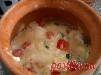 Альпийский омлет в горшочке
