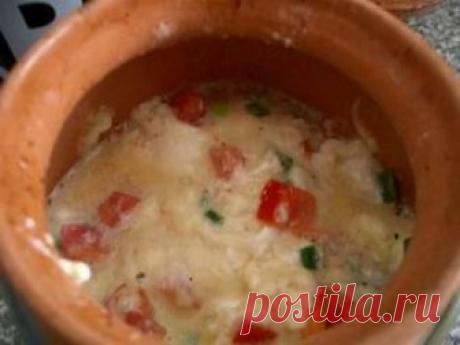 Альпийский омлет в горшочке