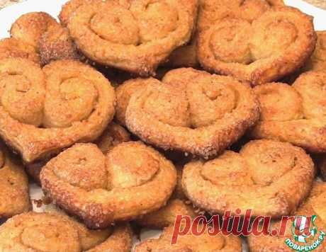 Печенье "Творожно-сахарные сердечки" – кулинарный рецепт
