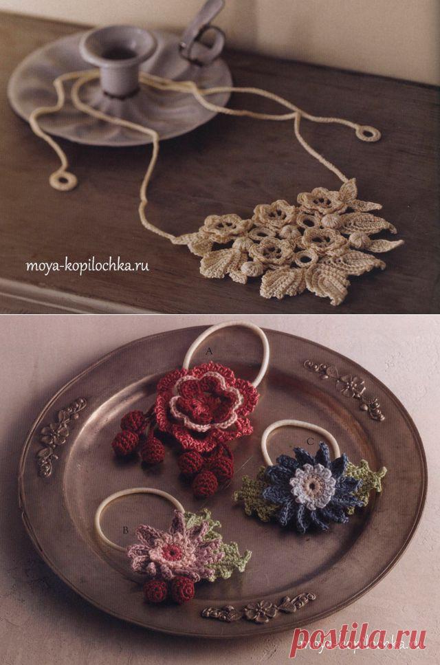 36 вариантов винтажного декора с элементами ирландского кружева - Вязание - Моя копилочка