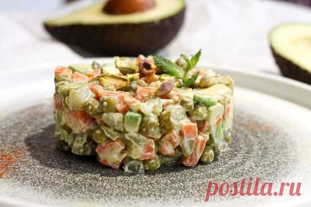 ПП Оливье с тофу и авокадо — Сад Заготовка