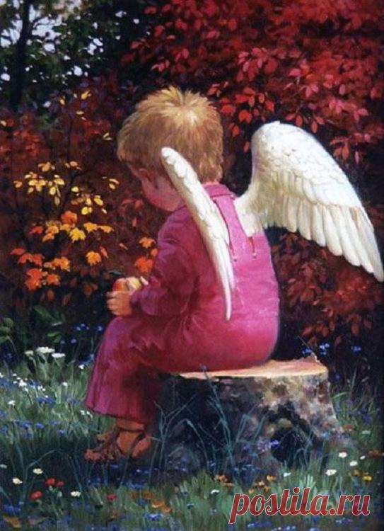 Осенний Ангел. Художник Виктор Низовцев.