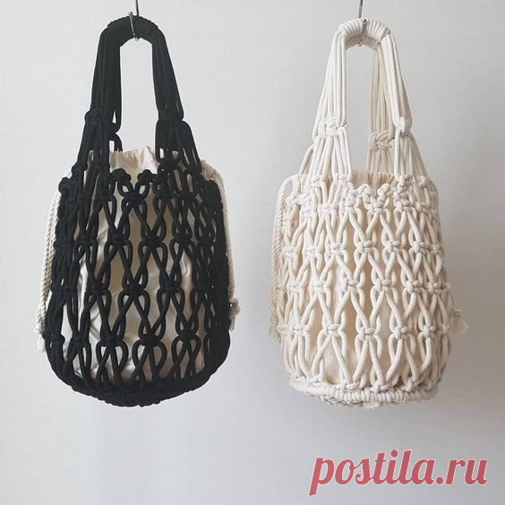 Наше любимое МАКРАМЕ — *Плетём СУМКУ-АВОСЬКУ. | OK.RU