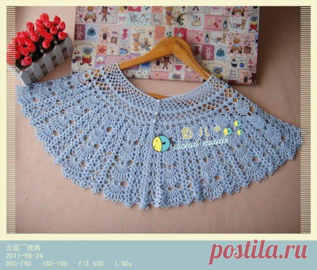 Накидка.Но схема хорошо для юбочки