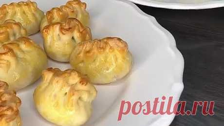 Фуршетные пирожочки с картофелем и грибами🤤 Очень ВКУСНО!😋