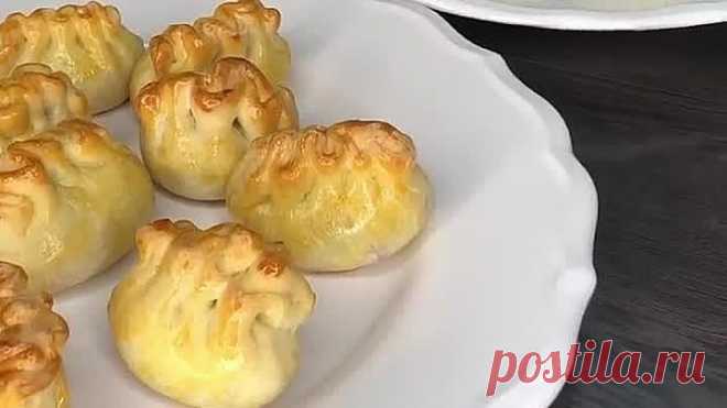 Фуршетные пирожочки с картофелем и грибами🤤 Очень ВКУСНО!😋