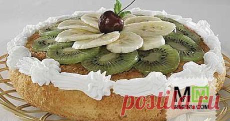 Пирог из творога с киви с бананами - кулинарный рецепт. Миллион Меню