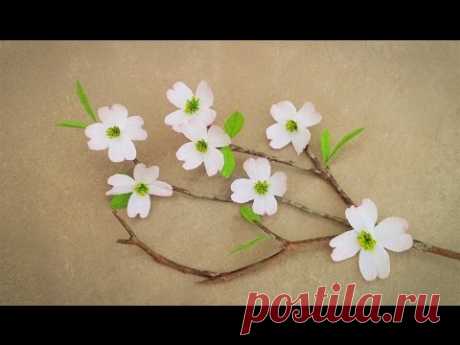Как сделать кизила бумаги цветок из гофрированной бумаги - Craft Учебник