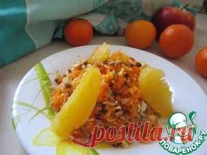 Необычный салат из моркови с семенами подсолнечника - кулинарный рецепт
