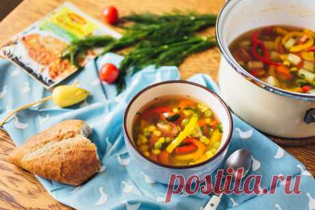 Овощной суп - пошаговый рецепт с фото - как приготовить - ингредиенты, состав, время приготовления - Дети Mail.Ru