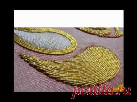 zardozi embroidery tutorial for simple stitches